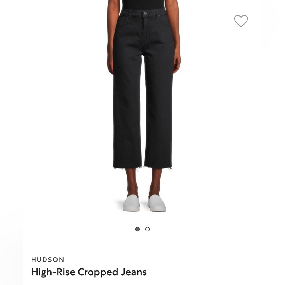 Hudson Cropped High rise jeans